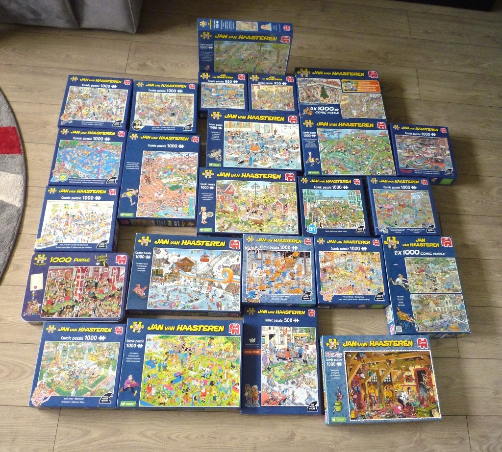 van haasteren puzzels, Ophalen of Verzenden, 500 t/m 1500 stukjes, Zo goed als nieuw
