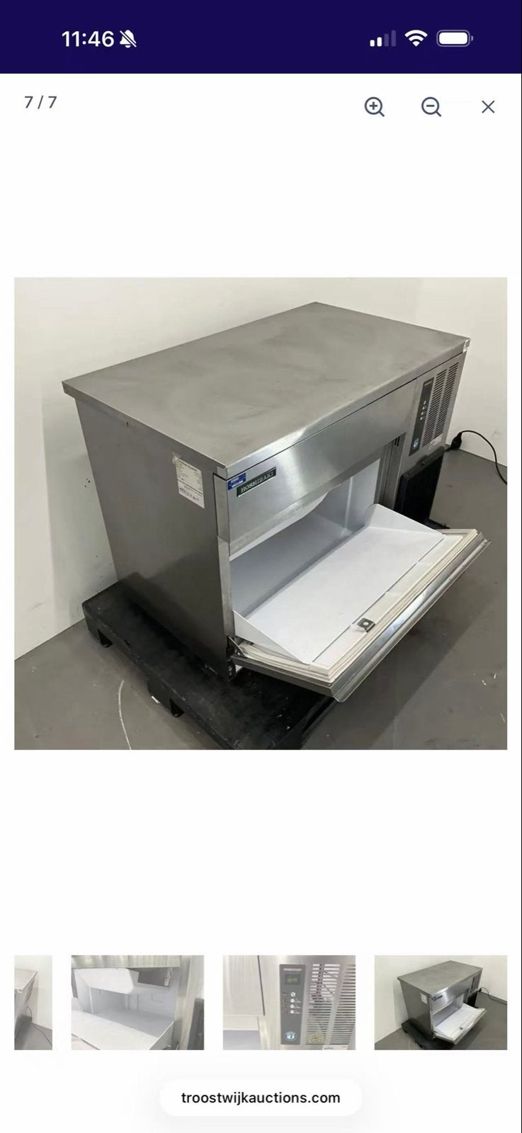 Hoshizaki IM-100CNE-HC professionele ijsblokjesmachine, Ophalen, Gebruikt, Overige typen