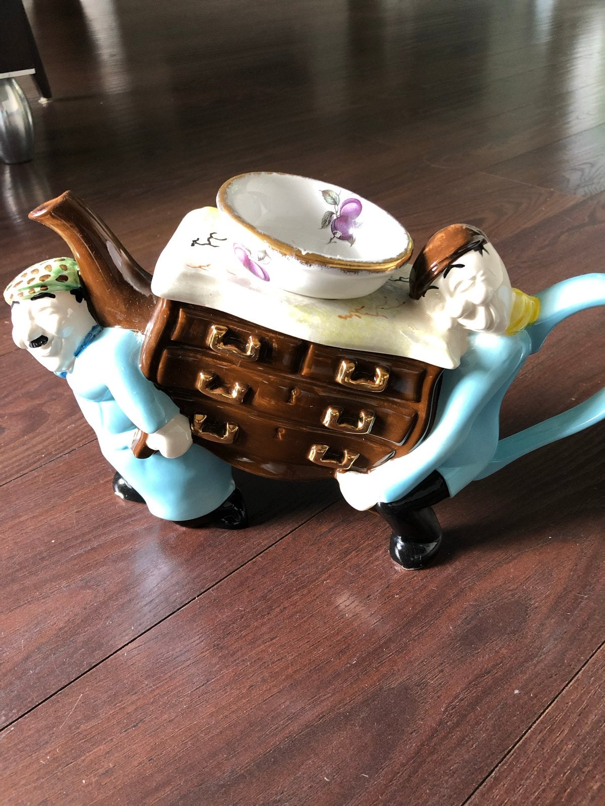 Limited Edition Theepottery Theepot - Verhuizers Design, Ophalen of Verzenden