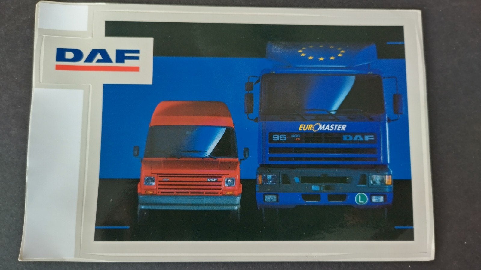 Daf 400 en 95 Euromaster Sticker Pol, Verzenden, Zo goed als nieuw, Auto of Motor