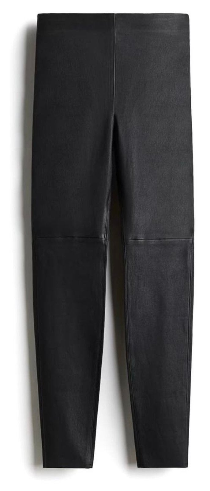 H&M PREMIUM LEREN BROEK, ZWART, 36 (NEW €249) ALS NIEUW💖💖, Zwart, Ophalen of Verzenden, Zo goed als nieuw, Maat 34 (XS) of kleiner