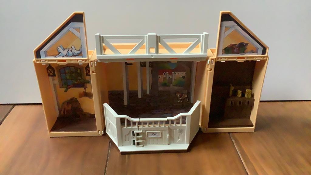 Playmobil meeneem stal manege paarden box, Ophalen, Gebruikt, Los playmobil