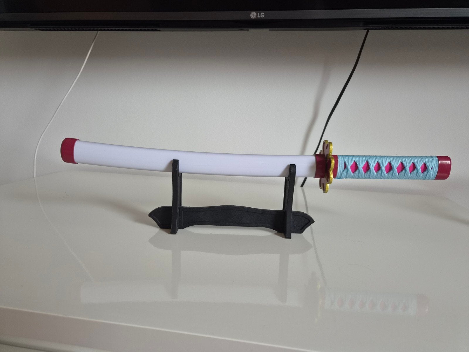 Demon Slayer Katana - Mitsuri Kanroji Cosplay Zwaard, Ophalen of Verzenden, Zo goed als nieuw