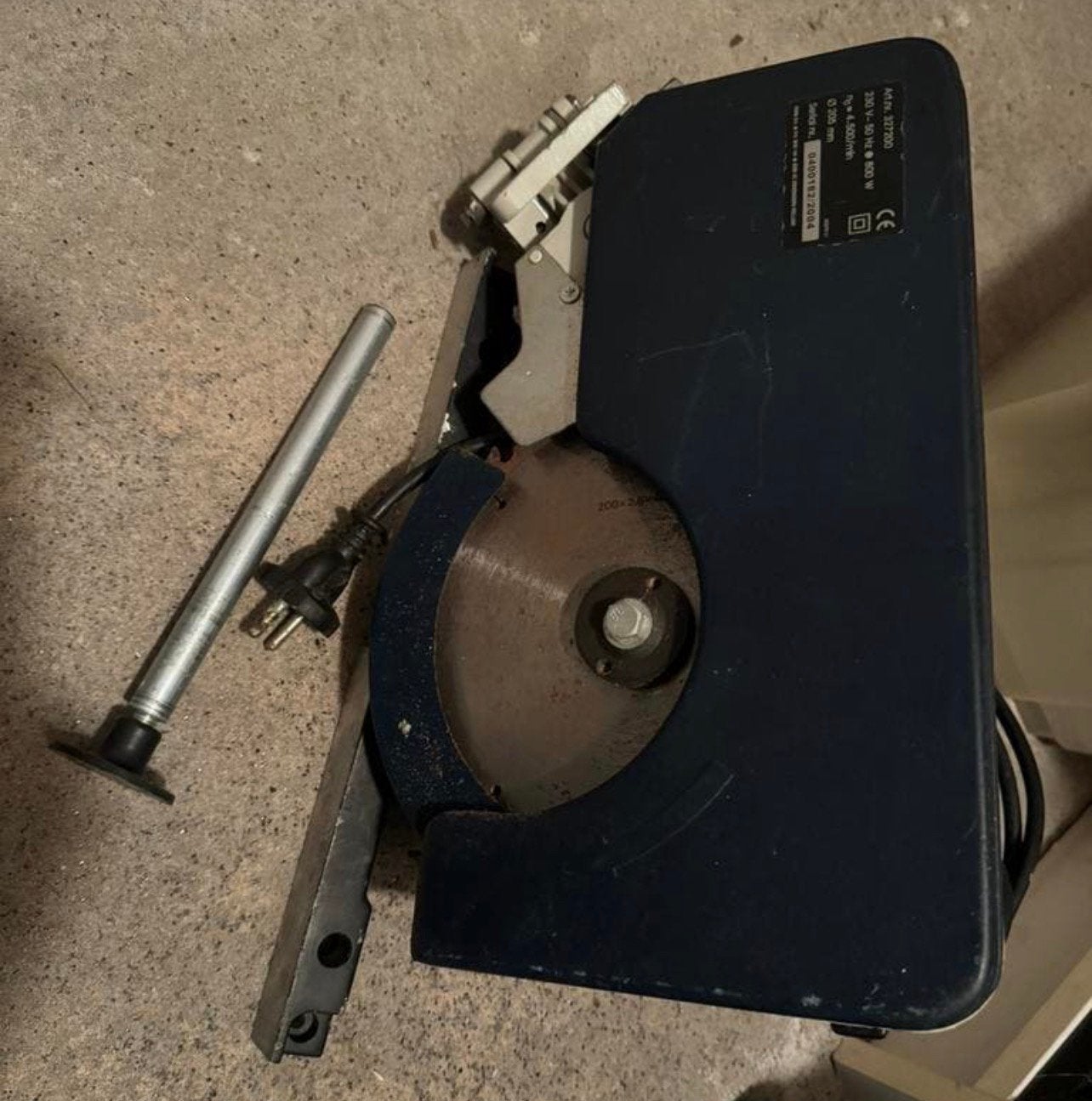 Ferm cirkelzaag model 327200, Gebruikt, Cirkelzaag, 70 mm of meer, 600 tot 1200 watt
