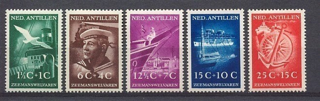 Nederlandse Antillen 239-243 Ongebruikt met Gom, Ophalen of Verzenden, Postfris