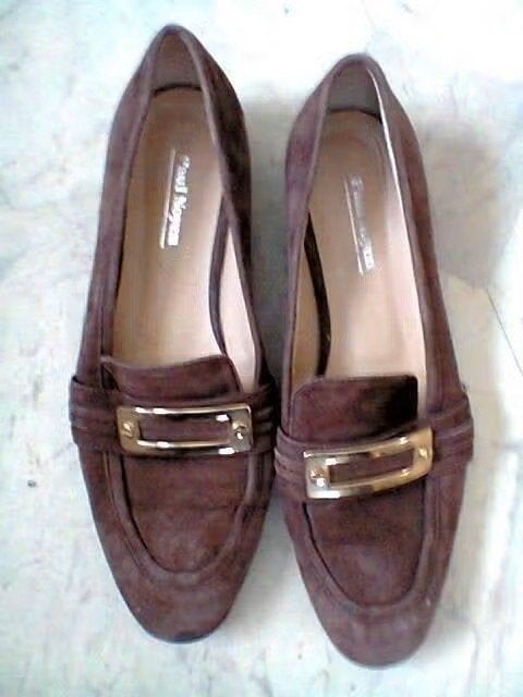 Prachtige Donker Bruine Suede PAUL NOYEN Instapper Mt.36,5, Kleding | Dames, Schoenen, Bruin, Instappers, Ophalen of Verzenden