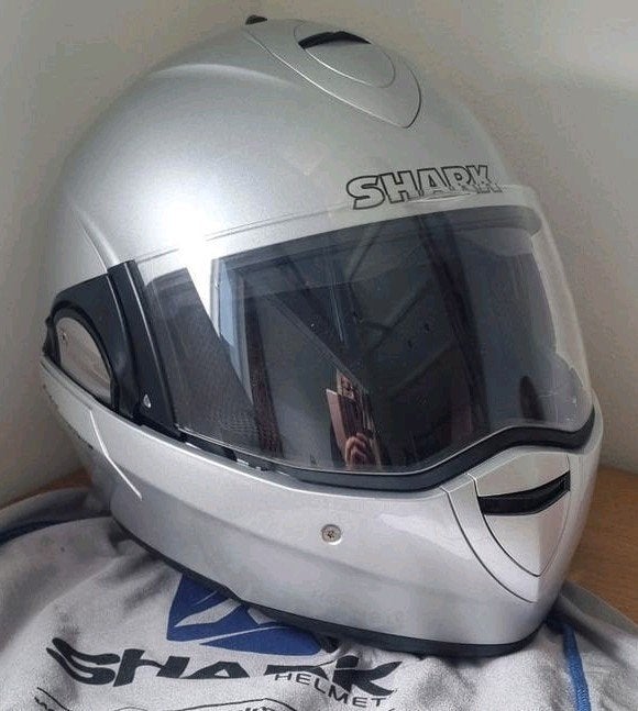 Systeemhelm motorhelm Shark Evoline, Motoren, Kleding | Motorhelmen, XS, Systeemhelm, Shark, Ophalen of Verzenden