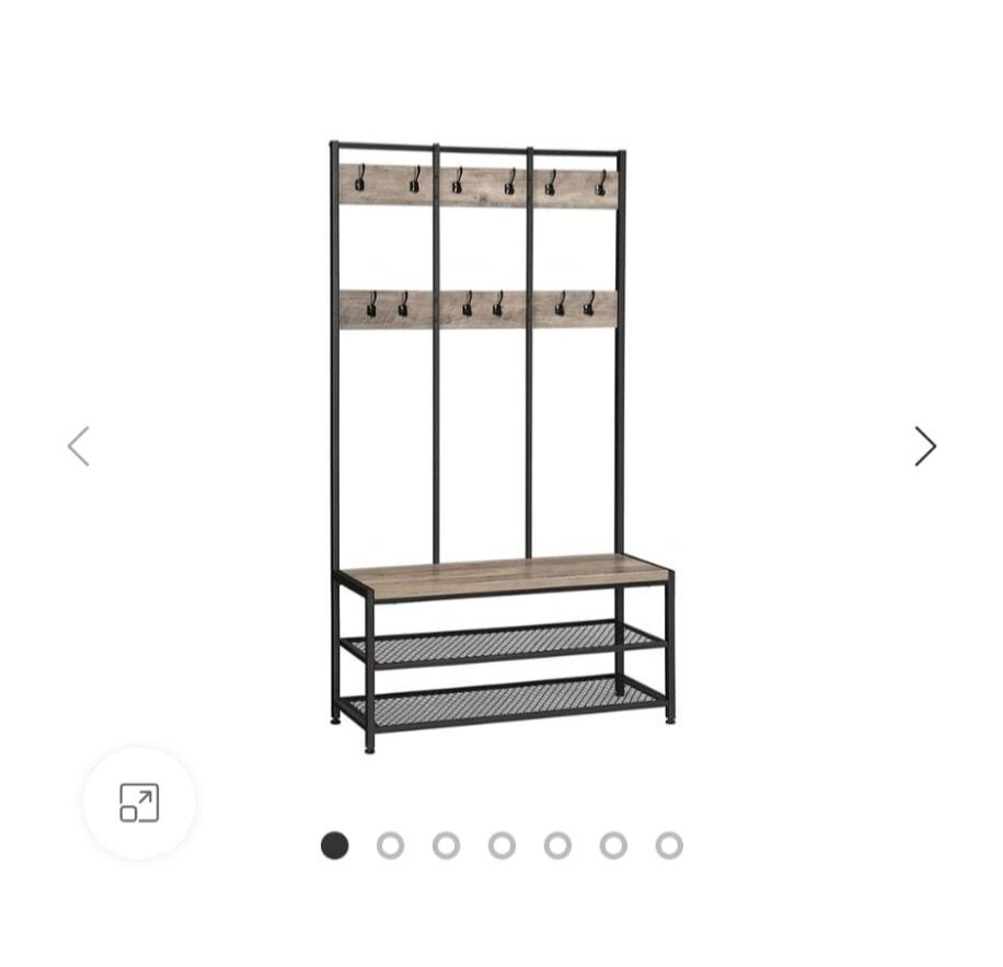 kapstok met schoenenrek, Zo goed als nieuw, Minder dan 100 cm, Hout, Ophalen