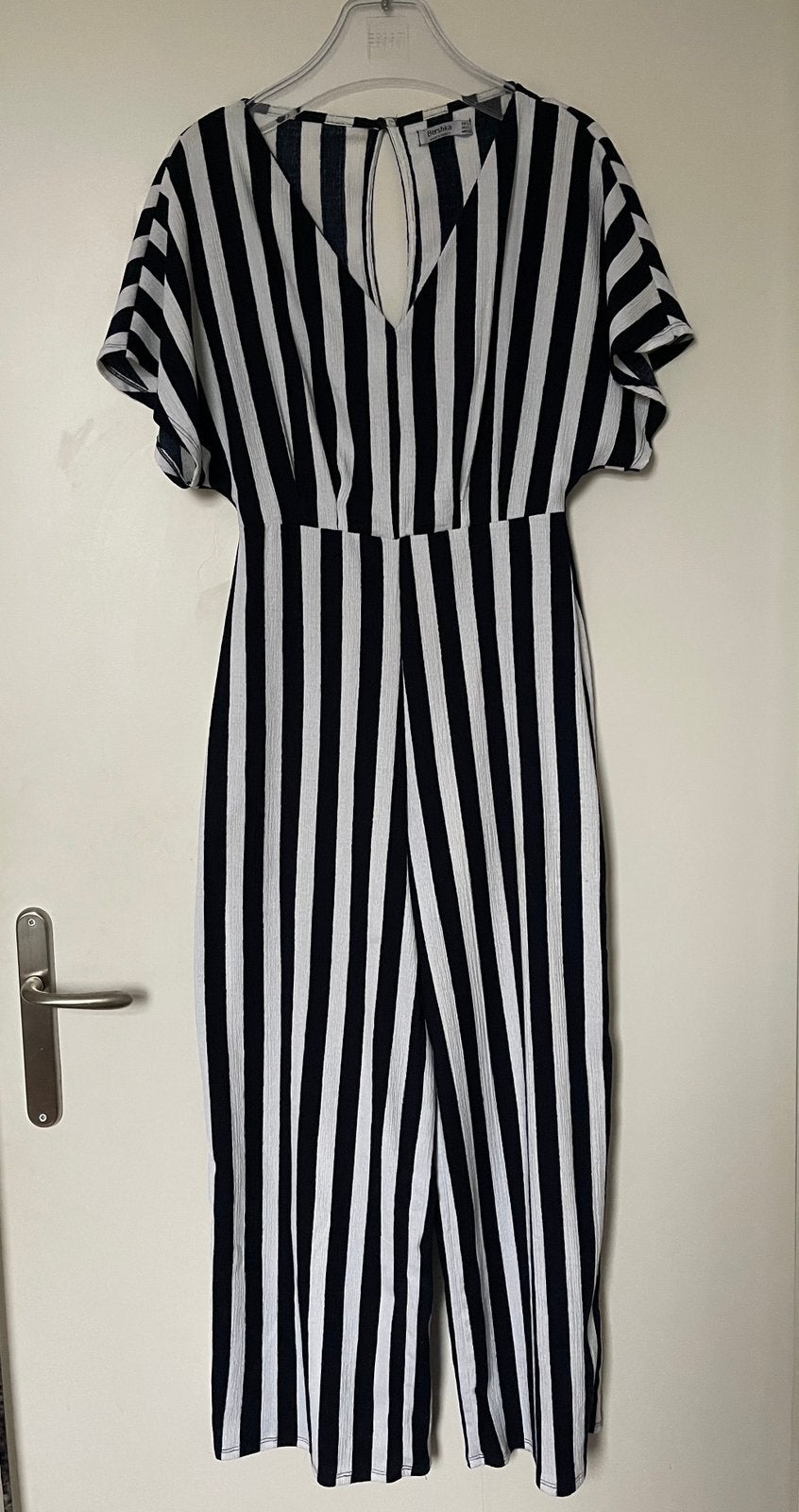 Jumpsuit gestreept blauw, S, Ophalen of Verzenden, Zo goed als nieuw, Maat 36 (S), Blauw