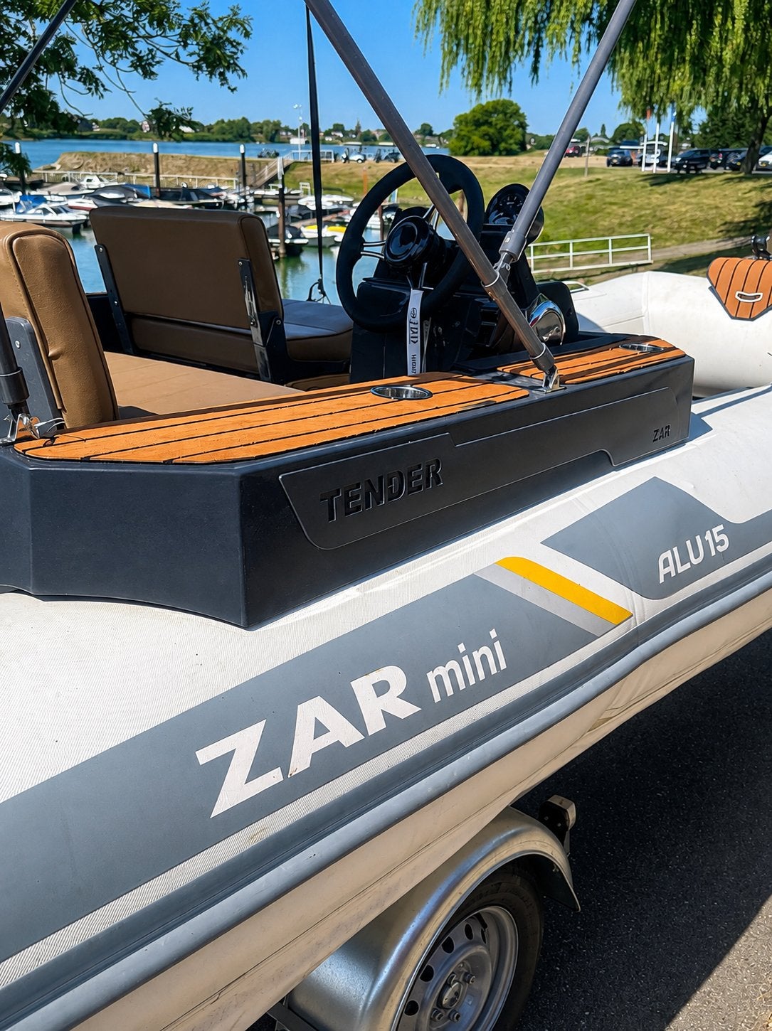Zar mini alu 15 tender Honda 40pk bouwjaar 2021 koopje!, Ophalen, Aluminium, ZAR Mini, Zo goed als nieuw