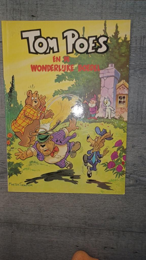 Tom Poes en de wonderlijke boedel van Marten Toonder, Boeken, Stripboeken, Gelezen, Marten Toonder, Eén stripboek, Ophalen of Verzenden