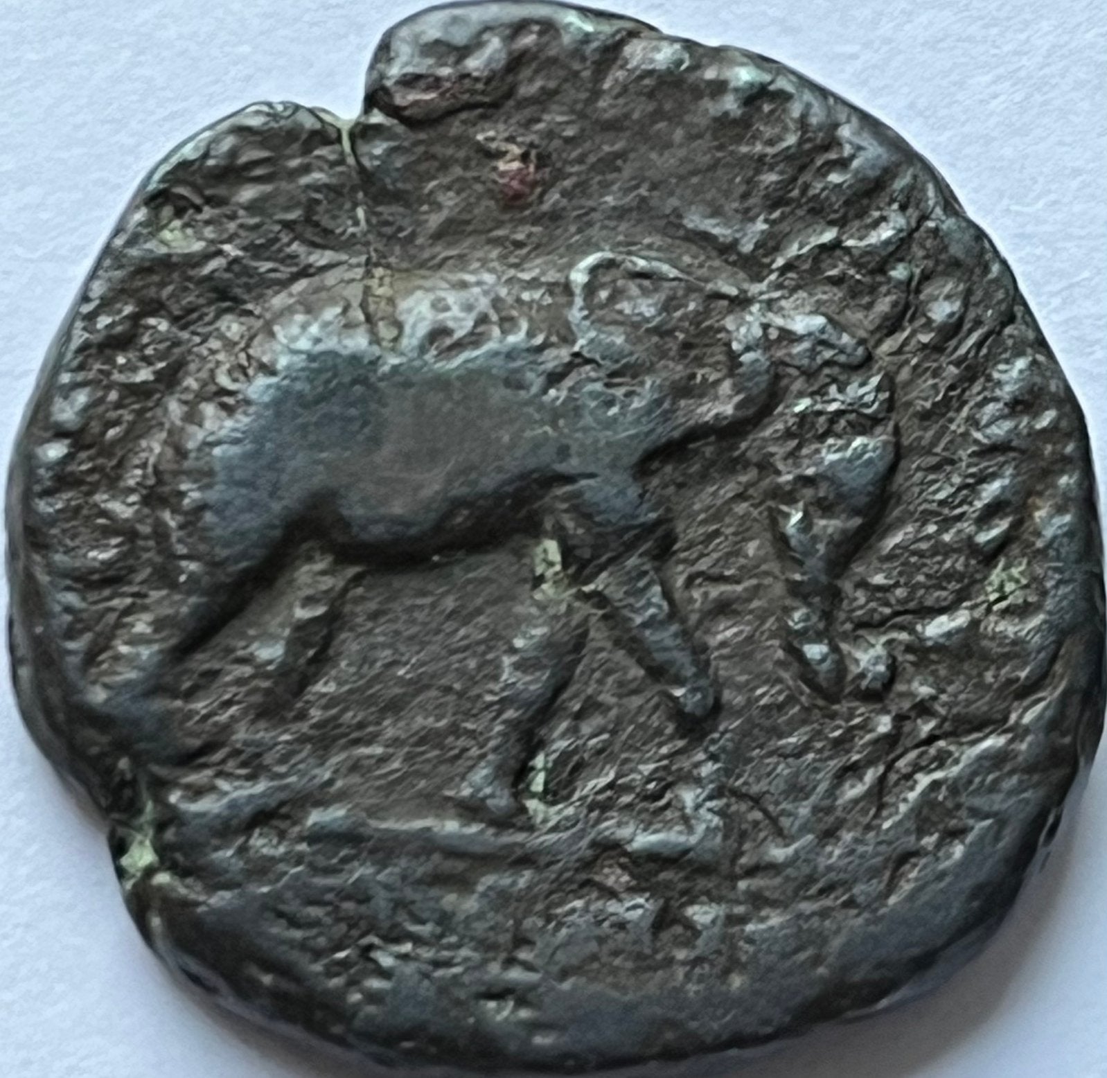 Romeinse Rijk as Antoninus Pius met olifant, Ophalen of Verzenden, Overige landen, Losse munt