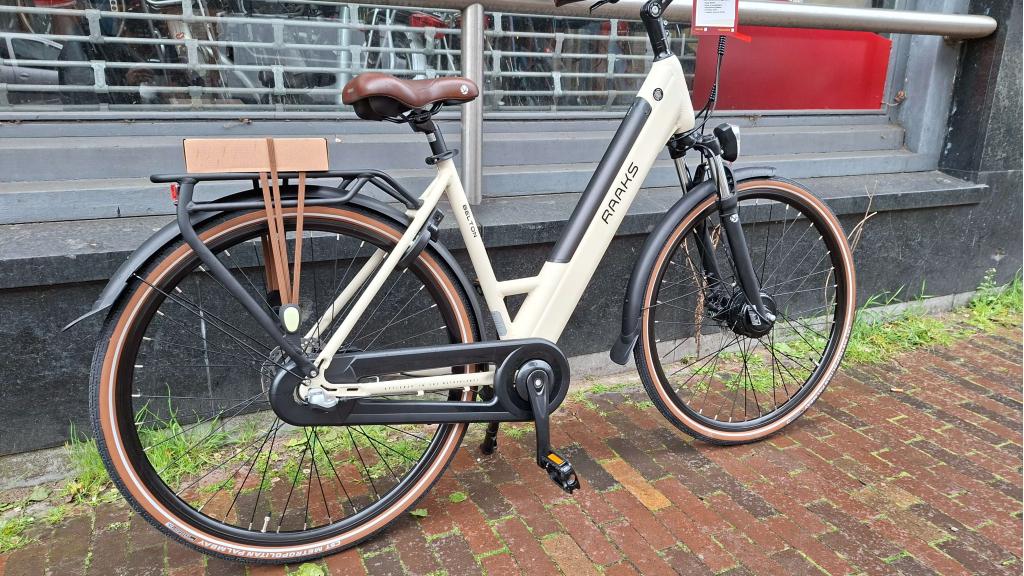 Fietshokje Houtplein: Raaks Belton Creme E-Bike Nieuw!!, Fietsen en Brommers, Fietsen | Dames | Damesfietsen, Niet ingevuld, Nieuw