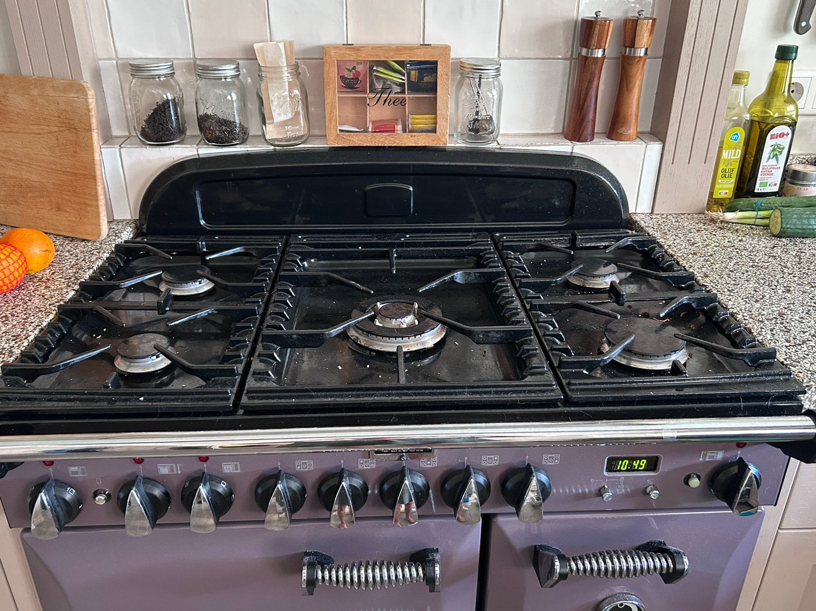 Prachtig Falcon-fornuis, gas, 3 ovens, in goede staat, Ophalen, Gebruikt, 60 cm of meer, Gas