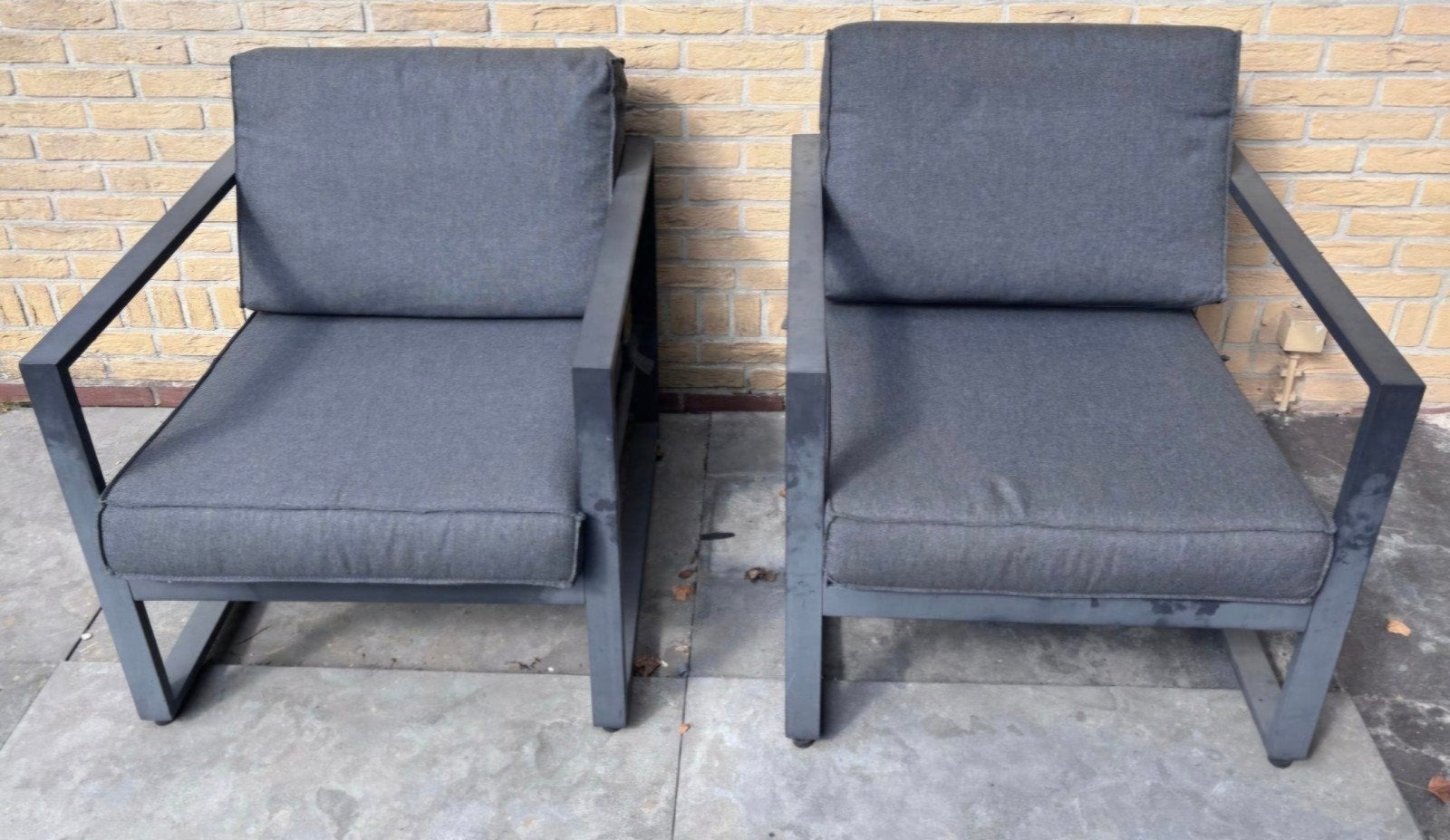 tuinset, Ophalen, 5 zitplaatsen, Aluminium, Loungeset