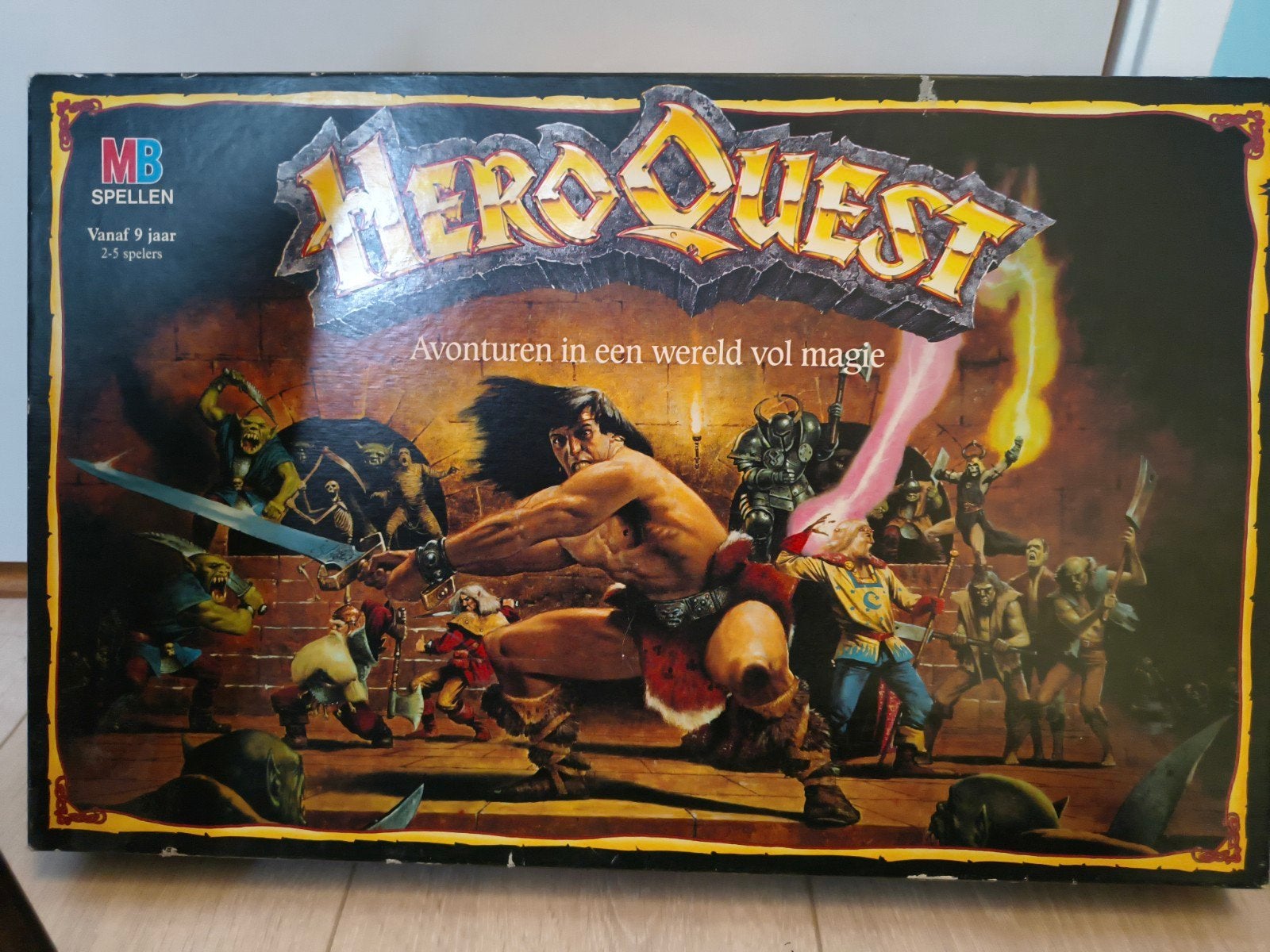 HeroQuest Bordspel origineel, Drie of vier spelers, Ophalen of Verzenden, Gebruikt, MB Spellen