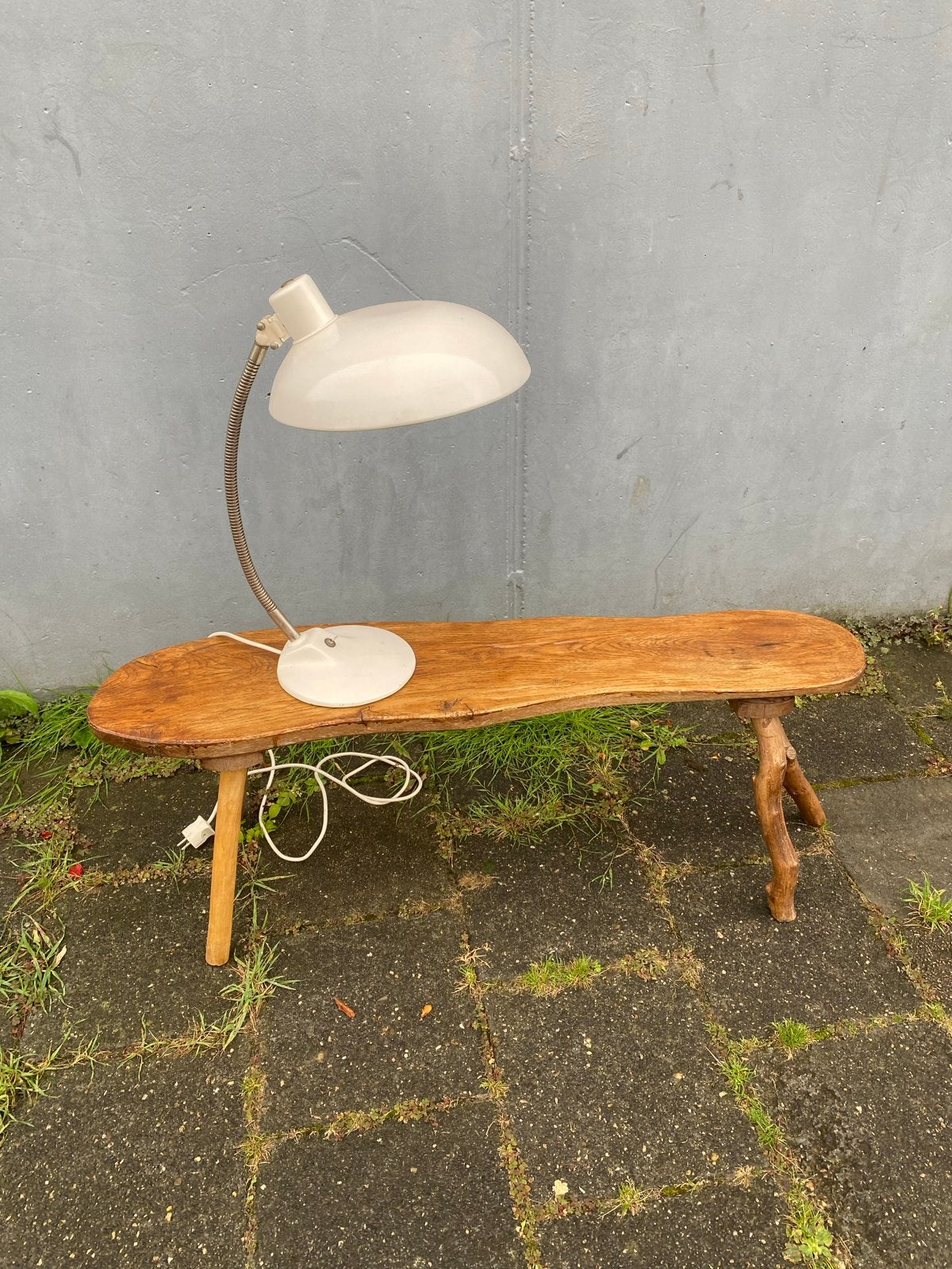 BAUHAUS bureau lamp, goed werkende staat, Bureaulamp, Vintage, Wit, Ophalen of Verzenden
