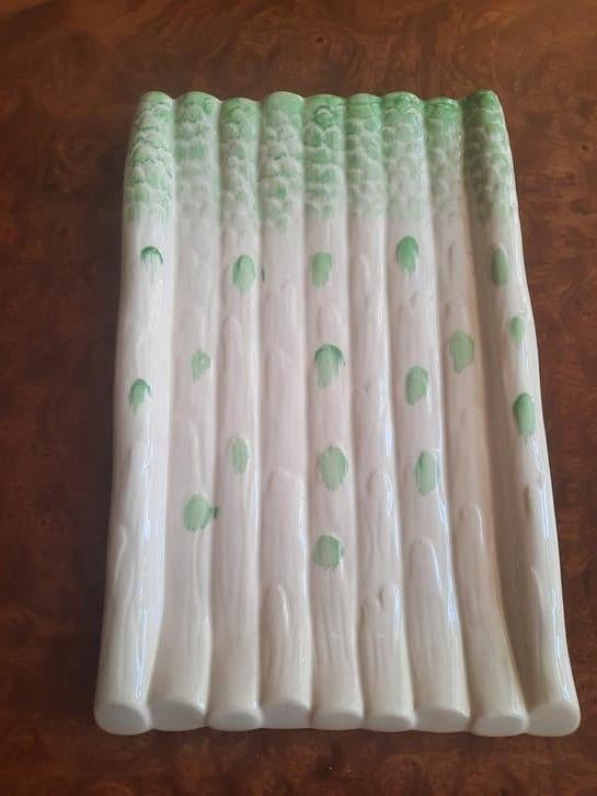 Mooie vintage asperge schaal., Ophalen of Verzenden