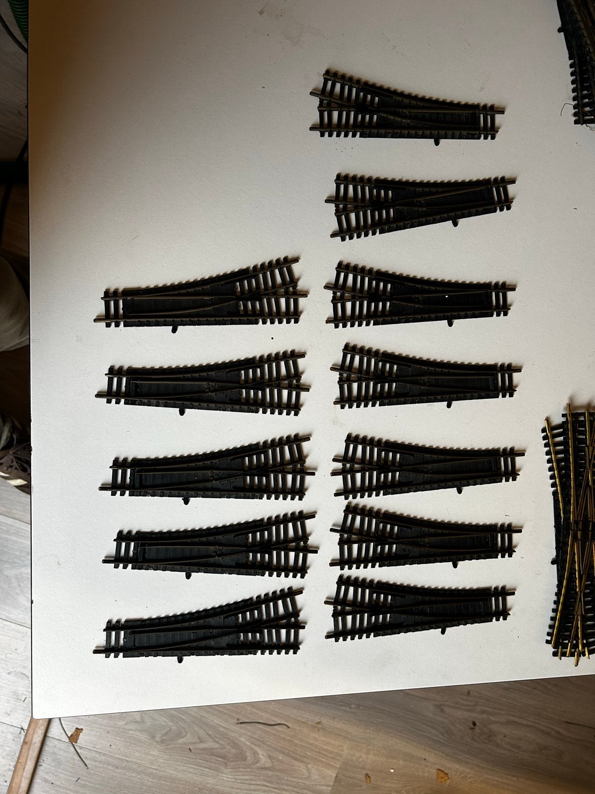Fleischmann H0 Modelrails Wissels - Gebruikt en Gecontroleer, Hobby en Vrije tijd, Gebruikt, Rails, Ophalen of Verzenden, .