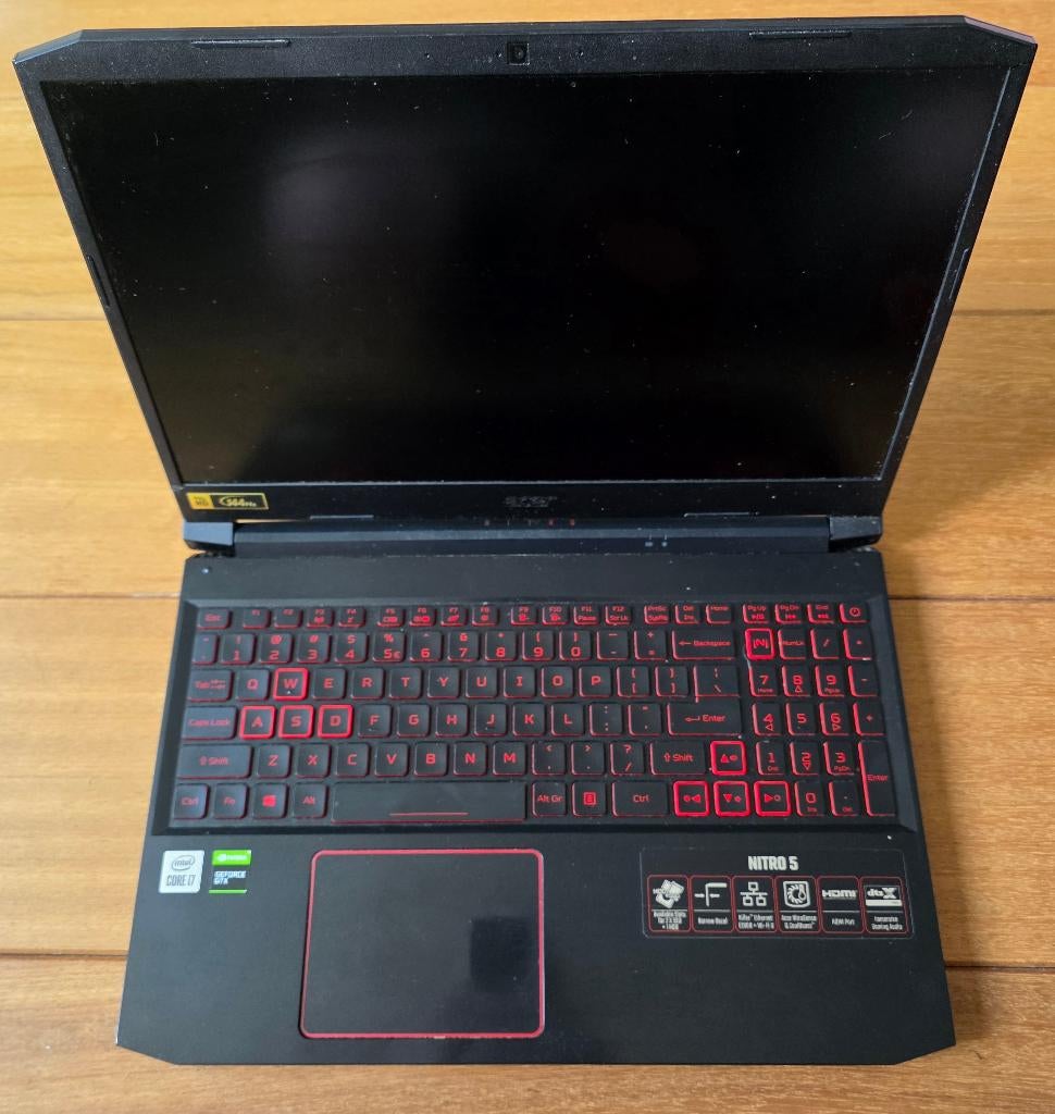 Acer Nitro 5 AN515-55-76A GAME Laptop (DEFECT), Computers en Software, Windows Laptops, 256 GB, Met videokaart, Ophalen of Verzenden