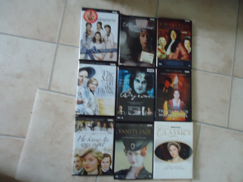 BBC kostuum drama miniseries - 9 boxen plus evt. filmpakket, Cd's en Dvd's, Nederlands, Ophalen of Verzenden, Gebruikt, Engels