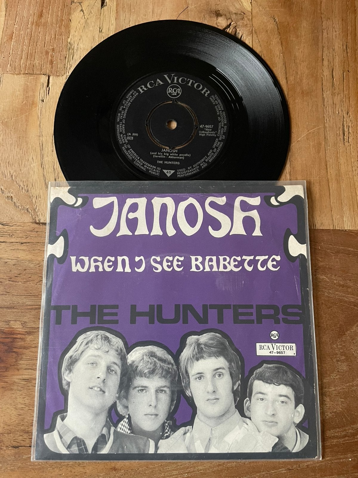 The Hunters - Janosh NEDERBEAT 1966, Ophalen of Verzenden, Gebruikt, 7 inch, Pop