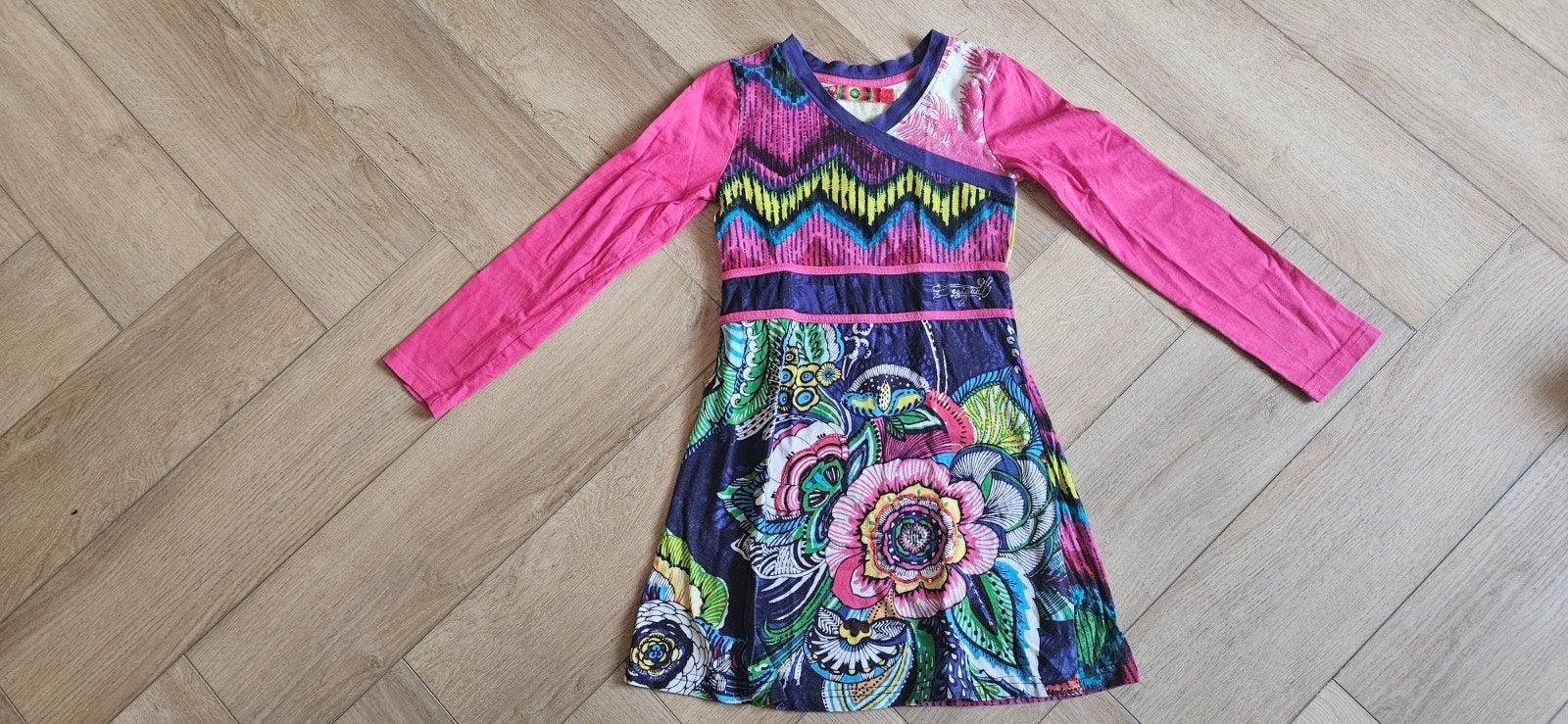 jurkje Desigual maat 9/10 134/140, Kinderen en Baby's, Kinderkleding | Maat 134, Gebruikt, Desigual, Meisje, Ophalen of Verzenden