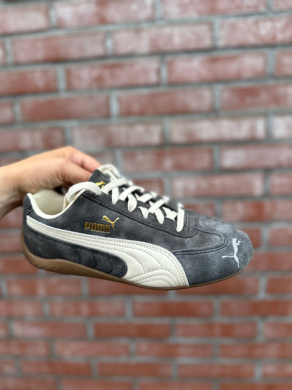 Puma speetcat maat 40, Ophalen of Verzenden, Zo goed als nieuw, Zwart, Sneakers of Gympen