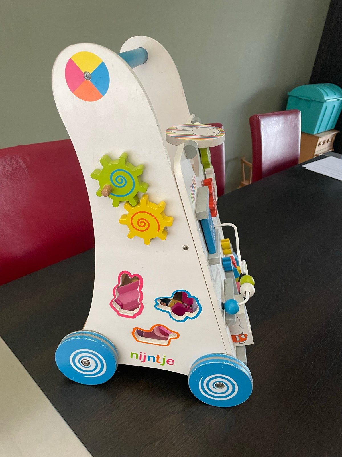 Nijntje Houten Loopwagen met Activiteitenpaneel, Kinderen en Baby's, Speelgoed | Babyspeelgoed, Ophalen, Gebruikt, Overige typen