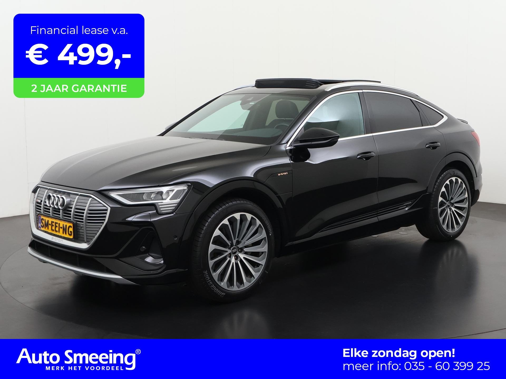 Audi e-tron Sportback 55 quattro S edition 95 kWh | SOH 96%, Auto's, Automaat, 12 maanden, 95 kWh, Leder en Stof