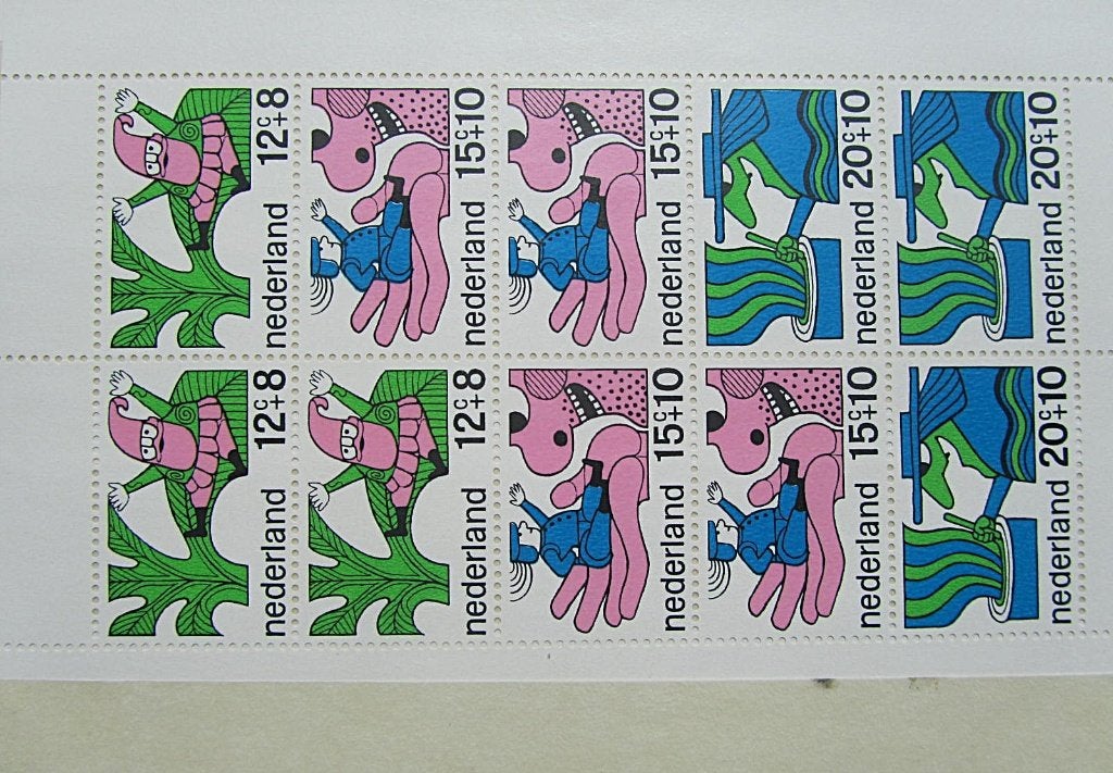 vel kinderpostzegels  type 2, Ophalen of Verzenden, Postfris