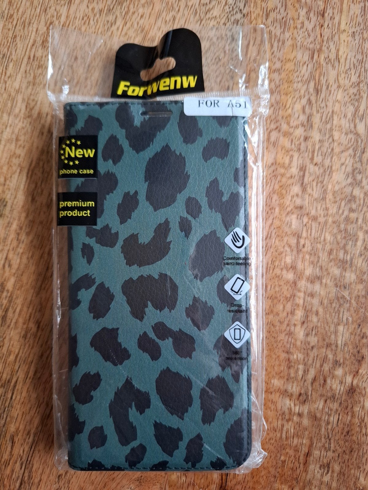 Nieuw telefoonhoesje met panterprint voor Samsung A51, Ophalen of Verzenden, Nieuw, Hoesje of Tasje