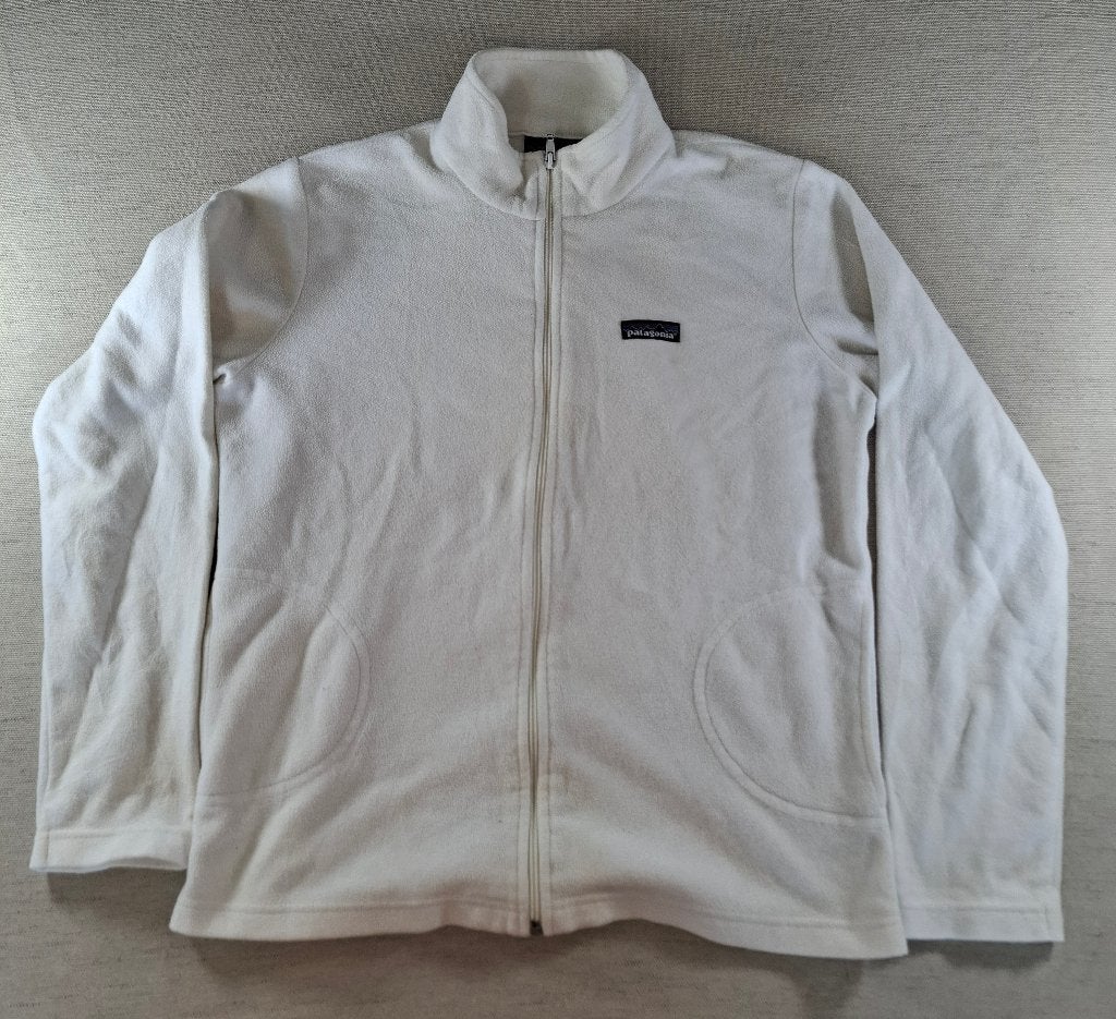 Patagonia fleecejack – Wit, maat M, Maat 38/40 (M), Verzenden, Wit, Patagonia