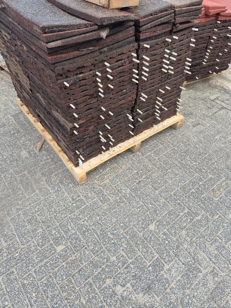 Rubberentegels, Tuin en Terras, Ophalen, Gebruikt