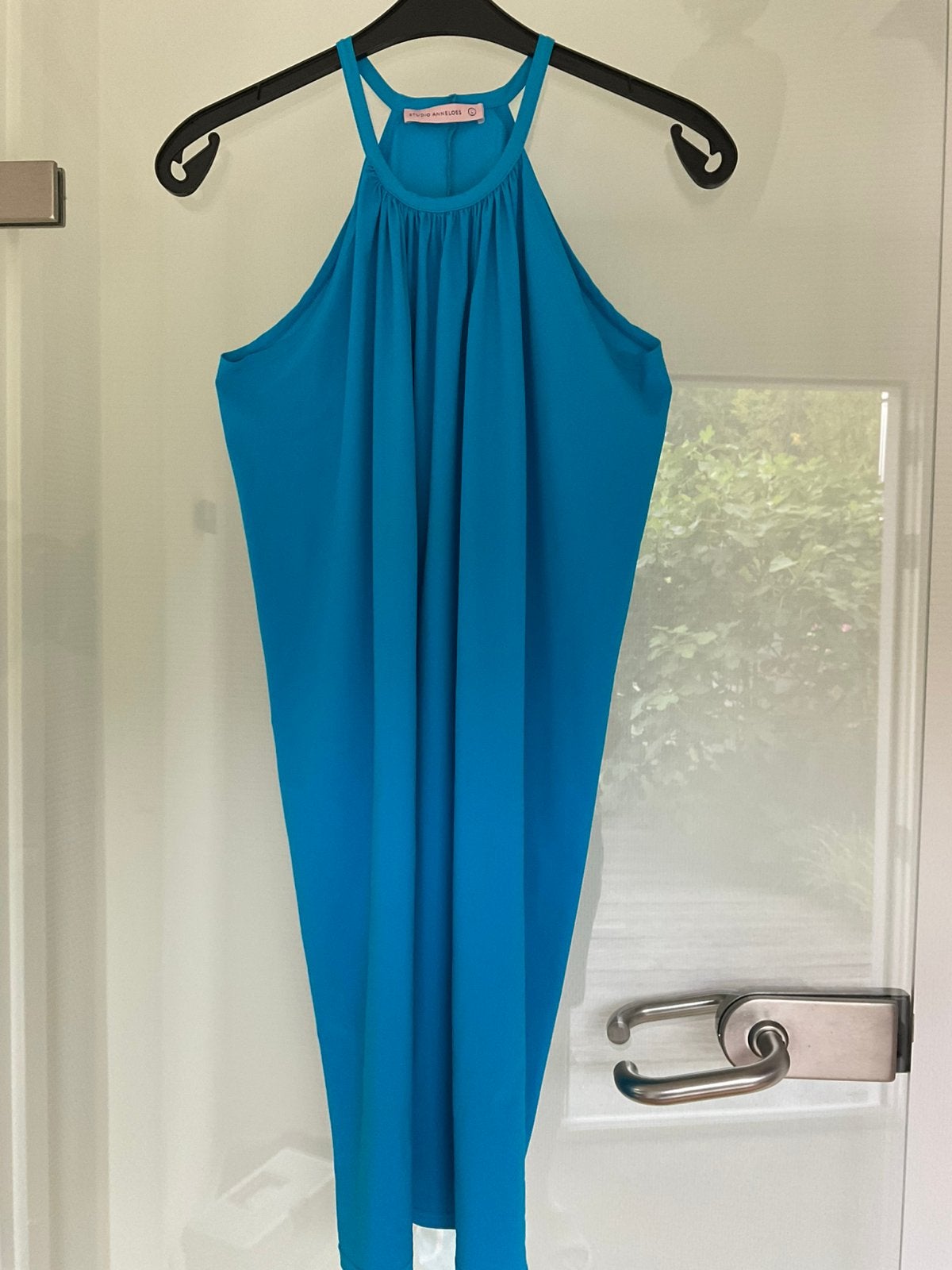 Studio Anneloes Carla dress halterjurkje L, Blauw, Maat 42/44 (L), Ophalen of Verzenden, Zo goed als nieuw