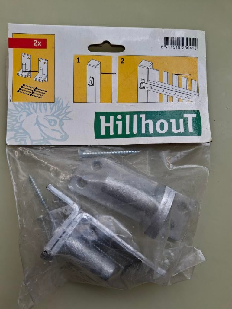 Hillhout Hekwerkbevestiging - Set van 2, Ophalen, Nieuw, IJzer, Overige typen