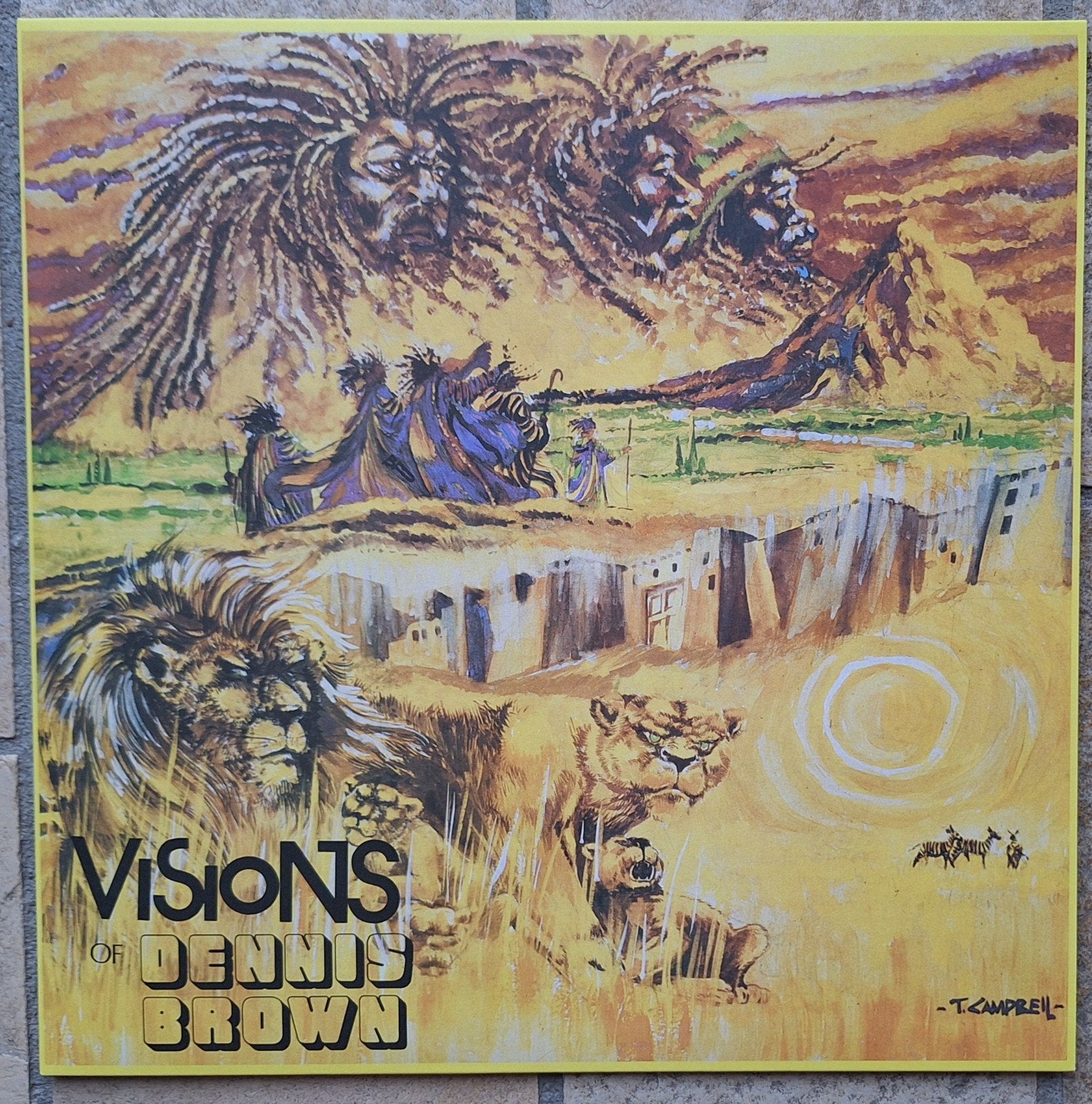 Dennis Brown - Vision (reggae reïssue LP), LP, Reissue, Ophalen of Verzenden, 12 inch