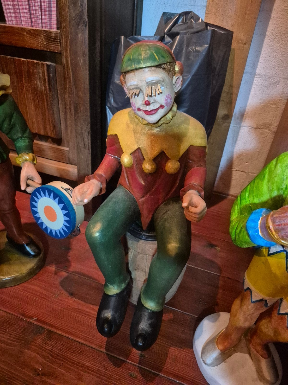 Prachtige houten handbeschilderde poppen, Muziek en Instrumenten, Ophalen of Verzenden, Zo goed als nieuw