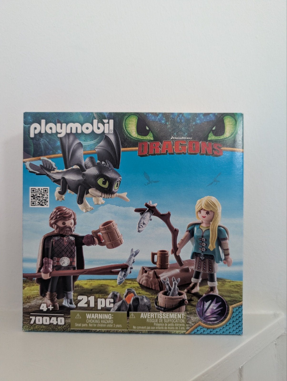 Playmobil Dino dragon 70040, Hikkie & Astrid, babydraak, Complete set, Overige typen, Nieuw, Ophalen of Verzenden