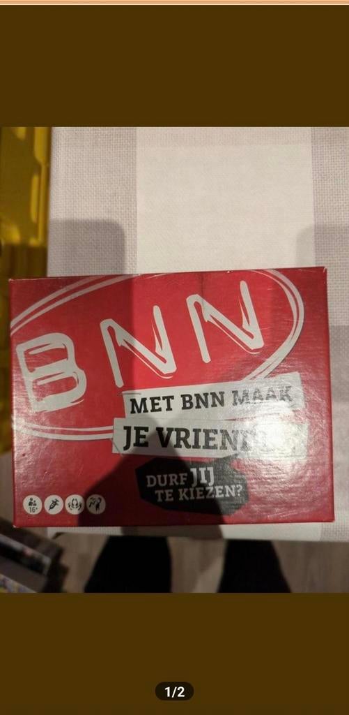 BNN Durf Te Kiezen Spel - Zo goed als nieuw, Hobby en Vrije tijd, Ophalen of Verzenden, Zo goed als nieuw, BNN