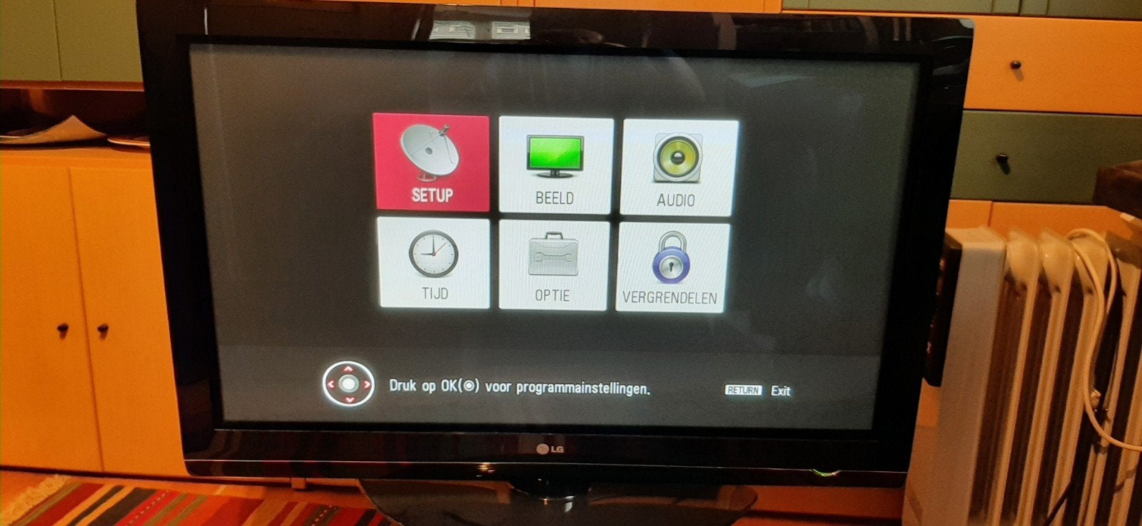 LG plasma tv 42 inch, Ophalen, Gebruikt, 50 Hz, 100 cm of meer