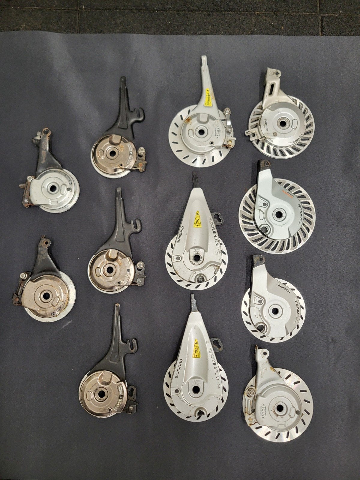 Diverse Shimano voor en achter remmen. Rollerbrakes., Fietsen en Brommers, Remmen, Gebruikt, Ophalen of Verzenden, Shimano