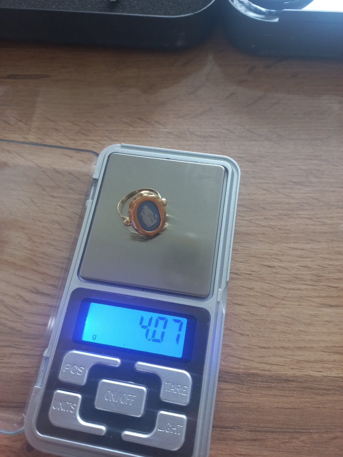 oude vrouwen ring 14 karaat, Ophalen, Goud, Goud, Dame