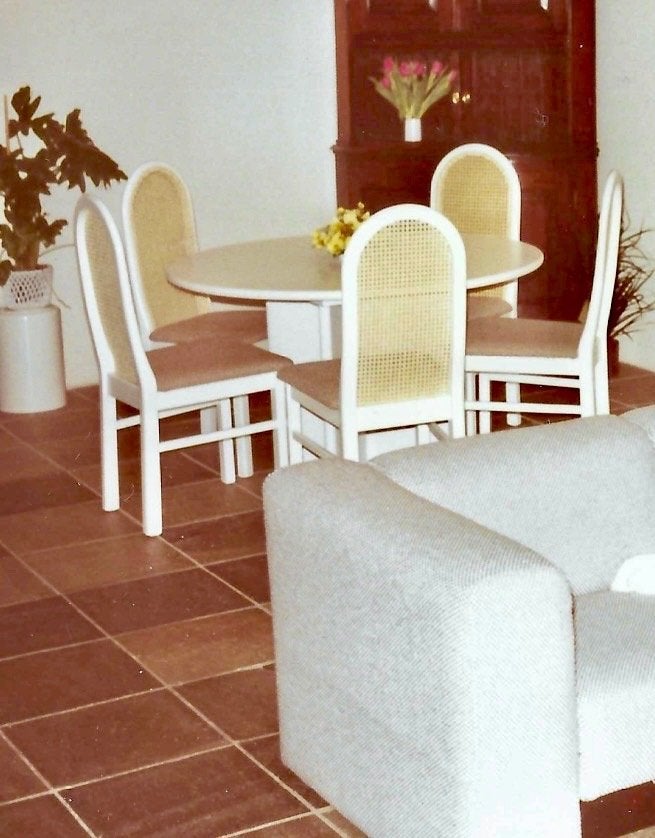 Ronde eettafel, Huis en Inrichting, Ophalen, Gebruikt, Rond, Vier personen