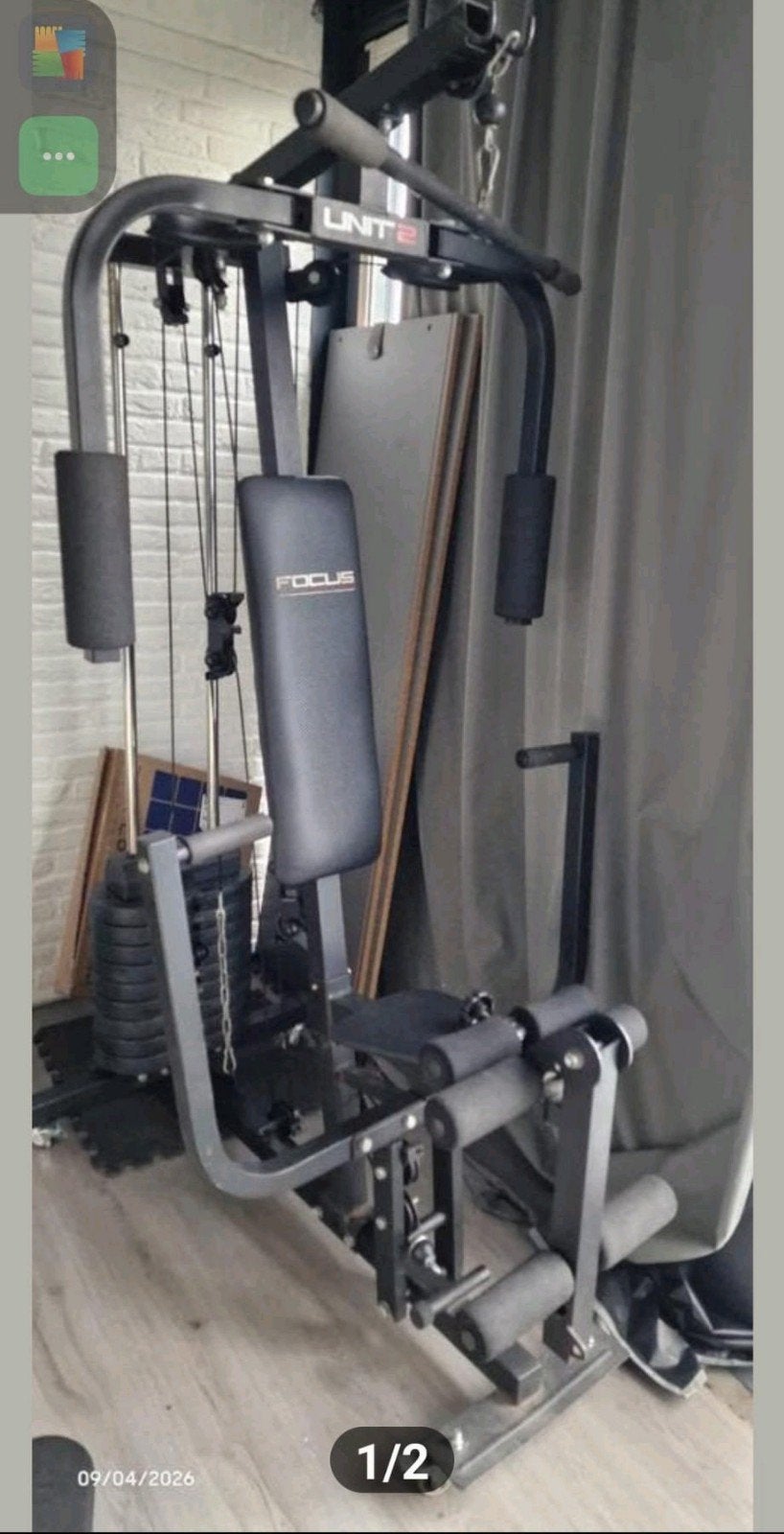 Focus Unit 2 Krachtstation, Sport en Fitness, Fitnessapparatuur, Ophalen, Zo goed als nieuw, Benen, Krachtstation