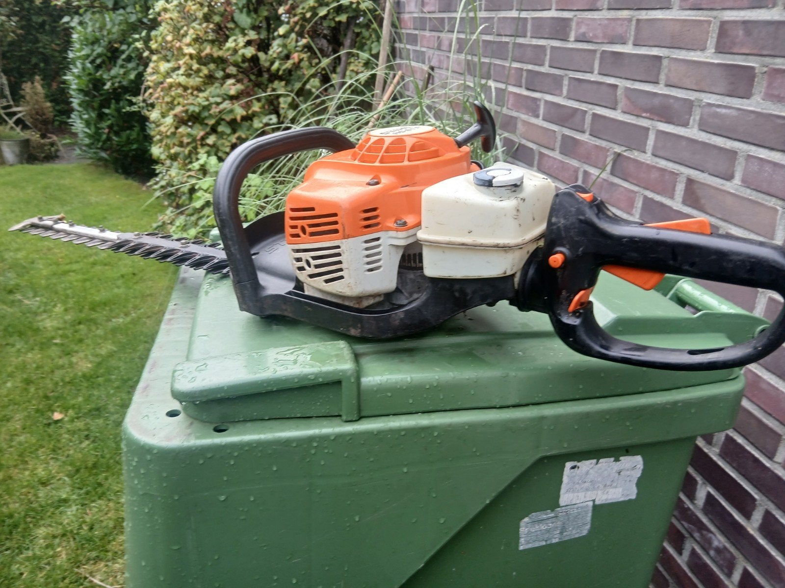 Stihl motorheggenschaar, Tuin en Terras, Ophalen, Gebruikt, Benzine, STIHL