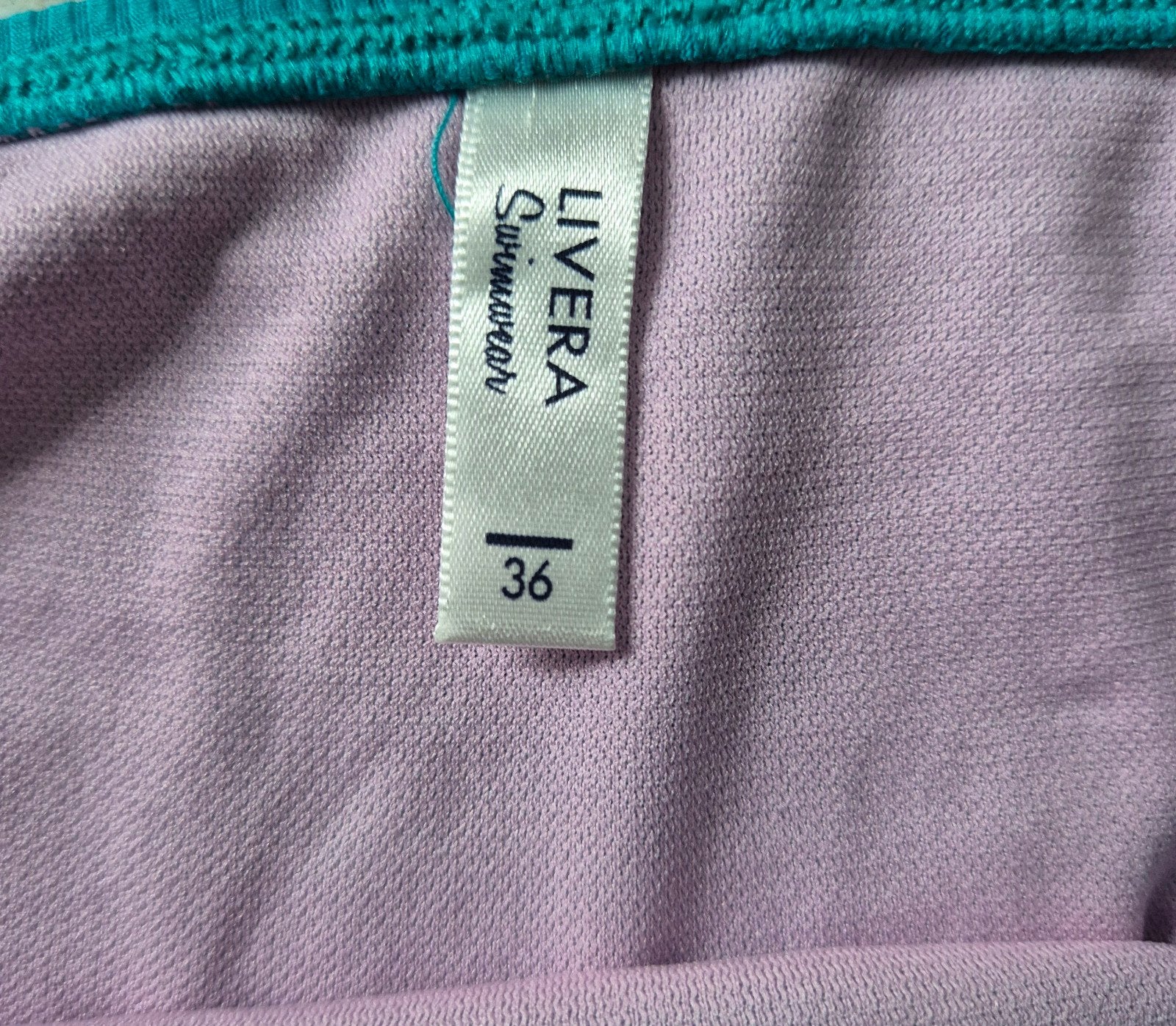 Livera tankini set, broekje 36, top 38 B/C, Blauw, Ophalen of Verzenden, Bikini, Gedragen