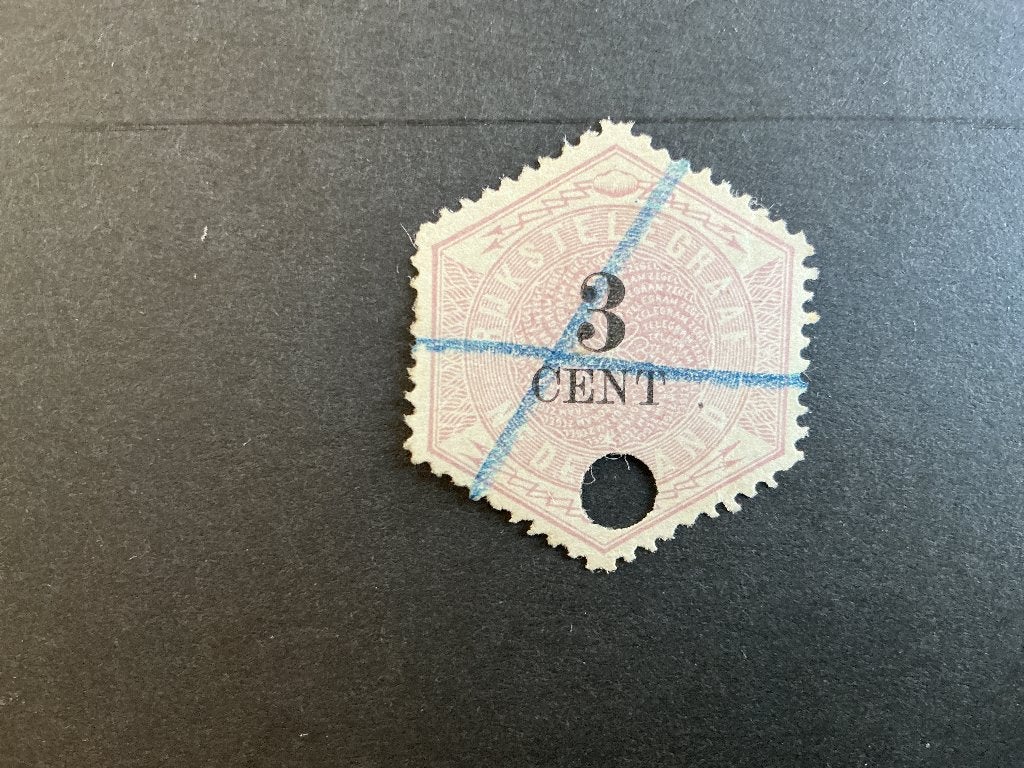 Telegram gebruikt nr. 2, Verzenden, T/m 1940, Gestempeld