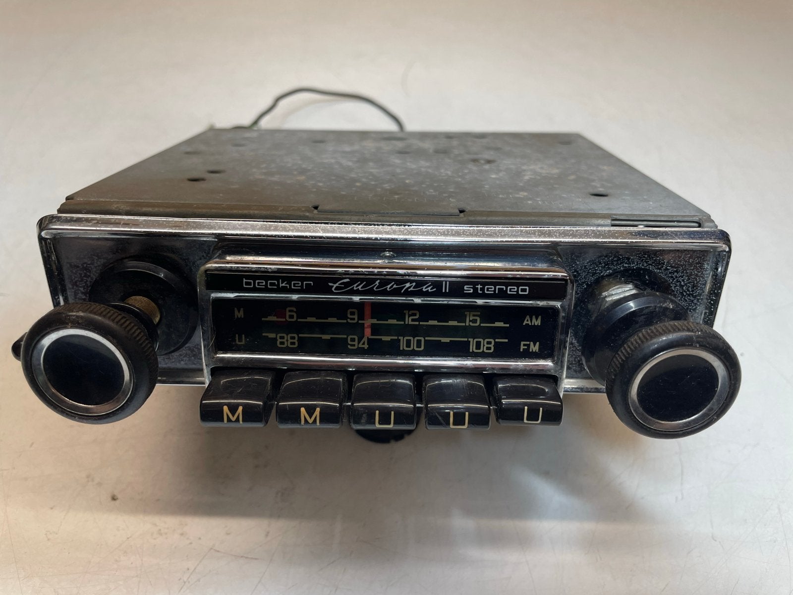Becker Europa II Stereo MU Autoradio Vintage, Auto diversen, Becker, Ophalen of Verzenden, ...., ....