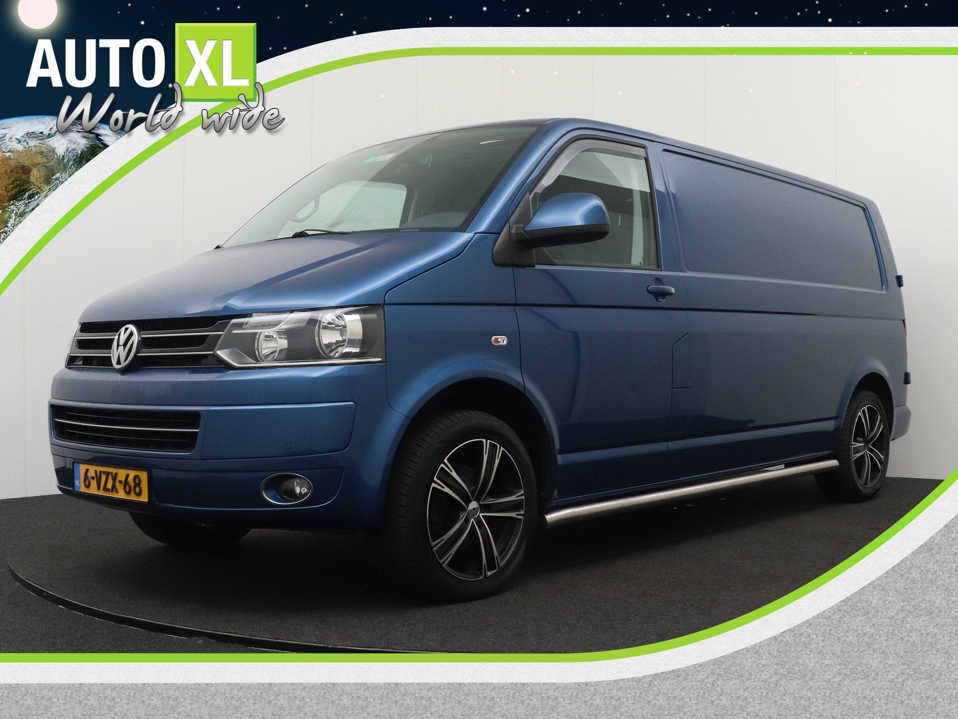Volkswagen Transporter 2.0 TDI 140 PK L2H1 Comfort-line Trek, Auto's, Gebruikt, Zwart, 4 cilinders, Bedrijf